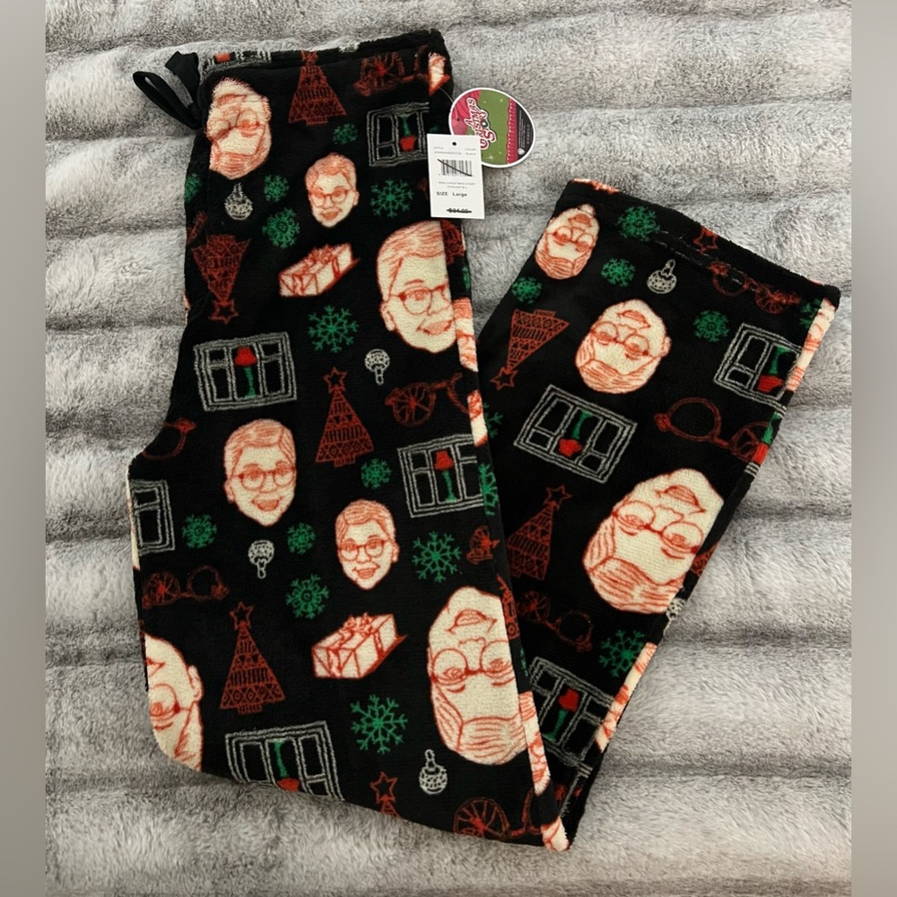 A Christmas Story Pajama Pants Ralphie Fleece NWT